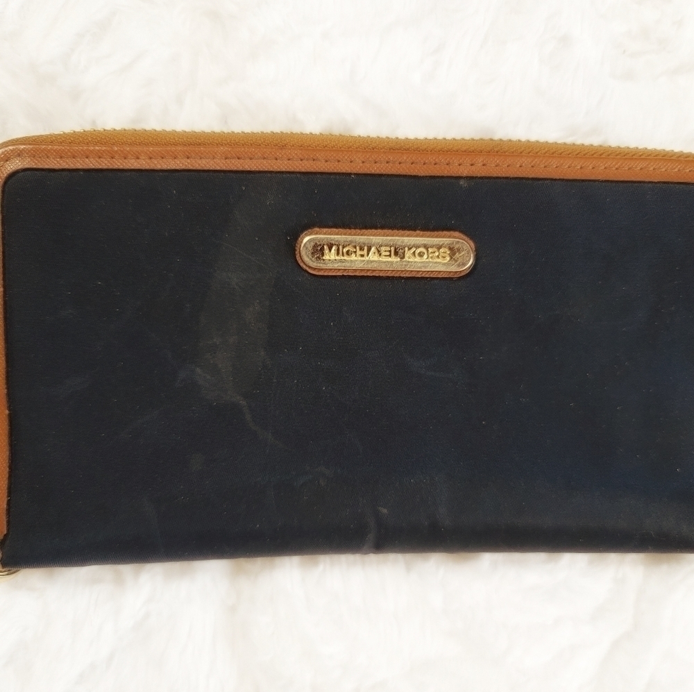 Michael Kors Wallet Blue and Brown